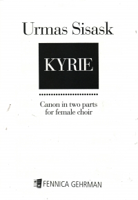 Kyrie Svc Sisack Sheet Music Songbook