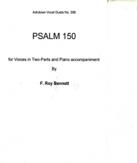 Psalm 150 Bennett 2pt Sheet Music Songbook