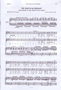 Lord Is My Shepherd Smart Sa Sheet Music Songbook