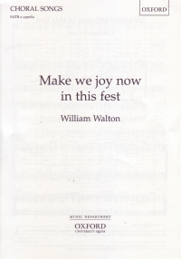 Make We Joy Ocs 150 Mixed Voices Walton Sheet Music Songbook