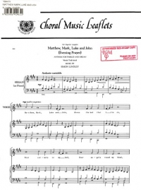 Matthew Mark Luke And John Lindley Unison Sheet Music Songbook