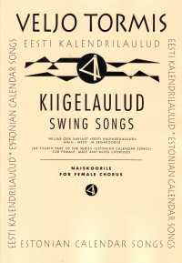 Kiigelaulud (swing Songs) Tormis Female Chorus Sheet Music Songbook