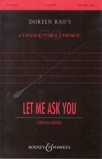 Let Me Ask You Hatfield Ssaa Sheet Music Songbook