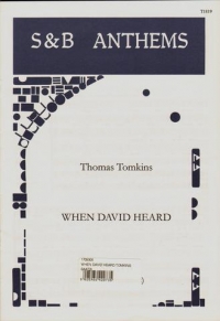 When David Heard Tomkins Saatb Sheet Music Songbook