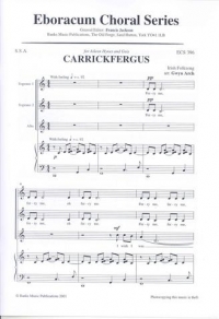 Carrickfergus Arch Gwyn Ssa Sheet Music Songbook