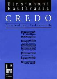 Credo Rautavaara Satb Sheet Music Songbook