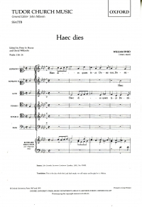 Haec Dies Byrd Ssattb & Optional Organ Sheet Music Songbook