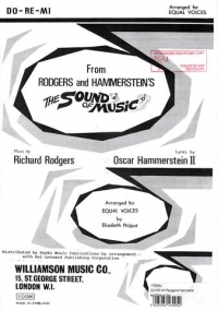 Do-re-mi Rodgers/hammerstein/philpot 3pt Sheet Music Songbook