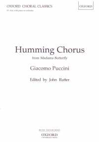 Humming Chorus Puccini St Choir Sheet Music Songbook