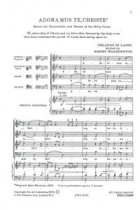 Adoramus Te Christe Satb Sheet Music Songbook