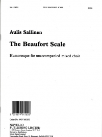 Beaufort Scale Satb Sallinen Sheet Music Songbook