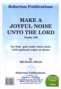 Make A Joyful Noise Ttbb Head Sheet Music Songbook