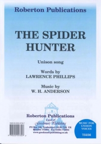 Spider Hunter Unison Anderson Sheet Music Songbook