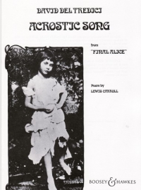 Acrostic Song Del Tredici Sop Solo & Satb Sheet Music Songbook