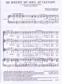 He Bought My Soul At Calvary Ssa Hamblen Sheet Music Songbook