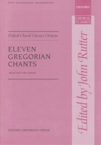 Gregorian Chants (11) Rutter Unison Sheet Music Songbook