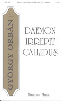 Daemon Irrepit Callidus Orban Satb Sheet Music Songbook