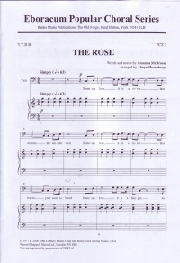 Rose Mcbroom/humphreys Ttbb Sheet Music Songbook