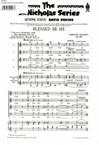 Blessed Be He Satb Rubbra Sheet Music Songbook