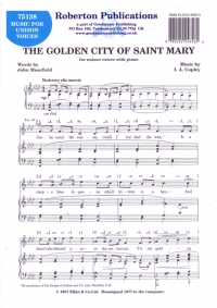 Golden City Of St Mary Unison Copley Sheet Music Songbook