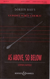 As Above, So Below Hatfield Satb Sheet Music Songbook