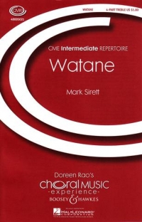 Watane Sirett Ssaa & Percussion Sheet Music Songbook