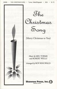 Christmas Song  Torme/wells/ringwald  Ssa Sheet Music Songbook