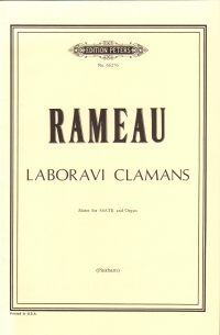 Laboravi Clamans Rameau Motet Pinkham Ssatb & Org Sheet Music Songbook