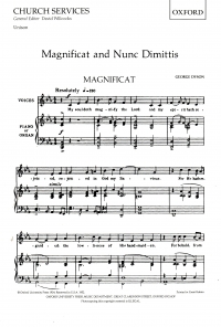 Magnificat & Nunc Dimittis Cmin Dyson Unison/organ Sheet Music Songbook