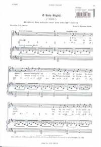 O Holy Night Adam/dwight Ss + Organ Sheet Music Songbook