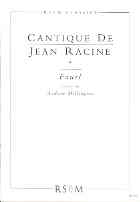 Cantique De Jean Racine Faure (ed Millington) Sheet Music Songbook