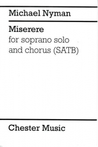 Miserere Nyman Solo Soprano & Satb Sheet Music Songbook