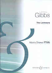 Listeners Armstrong Gibbs Ttbb Sheet Music Songbook