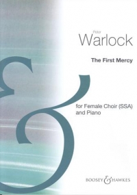 First Mercy Warlock Ssa Sheet Music Songbook