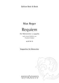 Reger Requiem Op83/10 Sheet Music Songbook