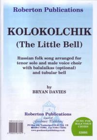 Kolokolchik (the Little Bell) Davies Ttbb Sheet Music Songbook