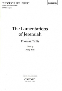 Lamentations Of Jeremiah Parts 1 & 2 Tallis Sattb Sheet Music Songbook