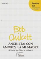 Anchieta Con Amores La Mi Madre Chilcott Satb Sheet Music Songbook