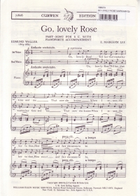 Go Lovely Rose Markham 2pt Sheet Music Songbook