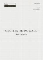 Ave Maria Mcdowall Ssa A Cappella Sheet Music Songbook