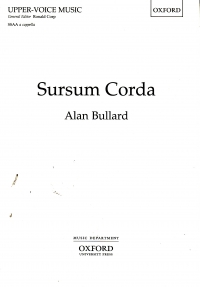 Sursum Corda Bullard Sheet Music Songbook