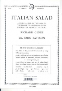 Italian Salad Ttbb Genee Sheet Music Songbook