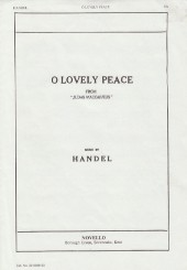 O Lovely Peace (g) Handel Sa Sheet Music Songbook