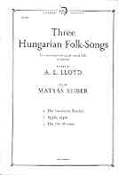 Three Hungarian Folk-songs Seiber Unison/ss Sheet Music Songbook