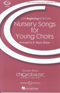 Nursery Songs For Young Choirs Bisbee Unison Sheet Music Songbook