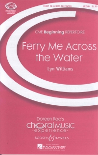 Ferry Me Across The Water Williams Unison Sheet Music Songbook