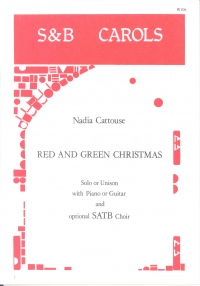 Red & Green Christmas Cattouse Solo/unison/satb Sheet Music Songbook