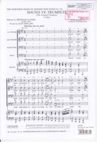 Sound Ye The Trumpets Clarke Ttbb Sheet Music Songbook