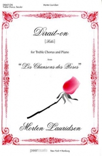 Dirait-on Lauridsen Treble Chorus & Piano Sheet Music Songbook