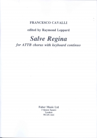 Salve Regina Cavalli Attb Accompanied Sheet Music Songbook